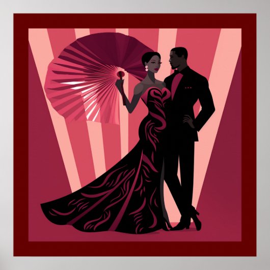 NOIR ELEGANCE-ROOD #1 POSTER (Voorkant)