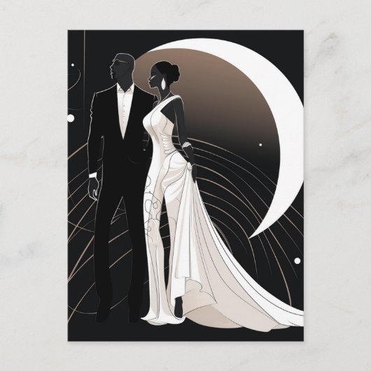 NOIR ELEGANTIE #1 BRIEFKAART (Voorkant)