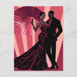 NOIR ELEGANTIE-ROOD #1 BRIEFKAART