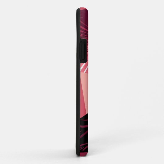 NOIR ELEGANTIE-ROOD #1 Case-Mate iPhone CASE (Achterkant/rechts)