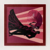 NOIR ELEGANTIE-ROOD #1 LEGPUZZEL (Horizontaal)