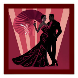 NOIR ELEGANTIE-ROOD #1 PERFECT POSTER