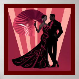 NOIR ELEGANTIE-ROOD #1 POSTER