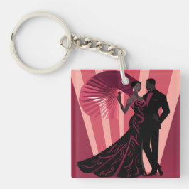 NOIR ELEGANTIE-ROOD #1 SLEUTELHANGER