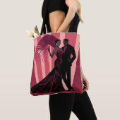 NOIR ELEGANTIE-ROOD #1 TOTE BAG (Dichtbij)
