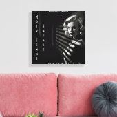 Noir Femme Fatale Canvas Afdruk (Insitu (Woonkamer))