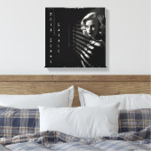 Noir Femme Fatale Canvas Afdruk (Insitu (Slaapkamer))