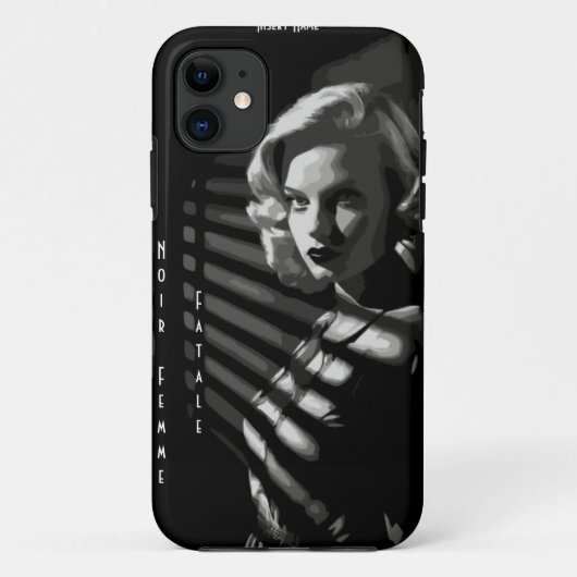 Noir Femme Fatale Case-Mate iPhone Case (Achterkant)