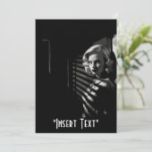 Noir Femme Fatale Kaart (Staand voorkant)