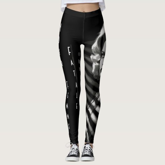 Noir Femme Fatale Leggings (Voorkant)