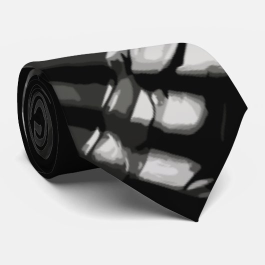 Noir Femme Fatale Stropdas (Opgerold)