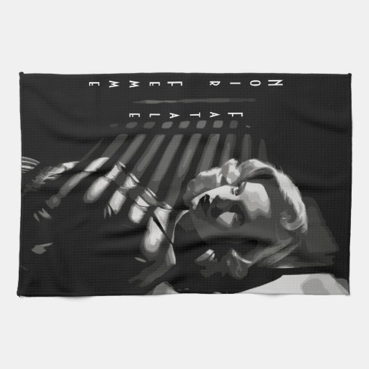 Noir Femme Fatale Theedoek (Horizontaal)