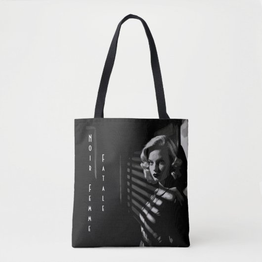 Noir Femme Fatale Tote Bag (Voorkant)