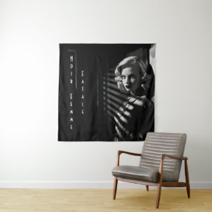 Noir Femme Fatale Wandkleed