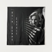 Noir Femme Fatale Wandkleed (Voorkant)