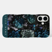Noir Garden Blauwgroen Case-Mate iPhone Case (Achterkant (horizontaal))