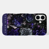 Noir Garden Blue Case-Mate iPhone Case (Achterkant (horizontaal))