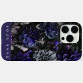 Noir Garden Blue Case-Mate iPhone Case (Achterkant (horizontaal))