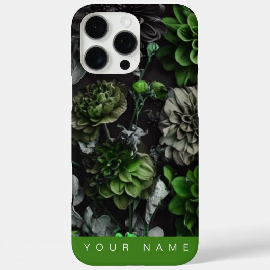 Noir Garden Green Case-Mate iPhone Case (Achterkant)