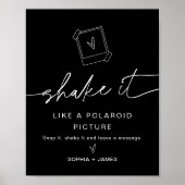 NOIR gebaar van het Boek van de Gast Poster (Voorkant)