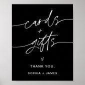 NOIR-Kaarten en Gifts Wedding Sign Poster (Voorkant)
