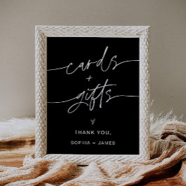 NOIR-Kaarten en Gifts Wedding Sign Poster