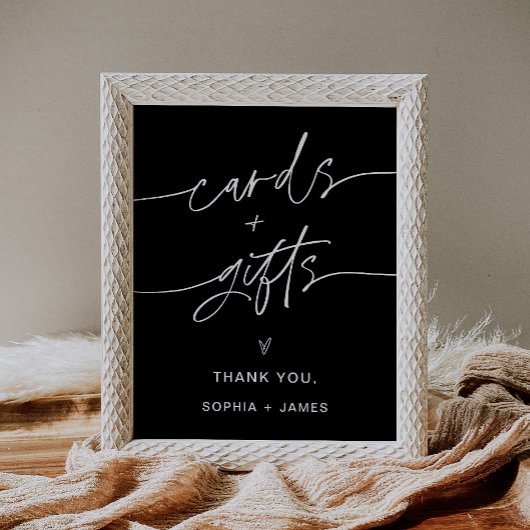 NOIR-Kaarten en Gifts Wedding Sign Poster