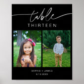 NOIR Kindertijd Foto's Tafelnummer 8x10 Poster (Voorkant)