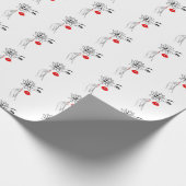 Noir Lotus Cadeaupapier (Hoek)