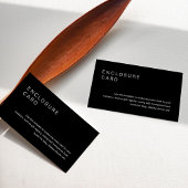 NOIR minimalistisch Kaart Uitnodiging toevoeging