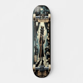 Noir Mystique Persoonlijk Skateboard (Voorkant)