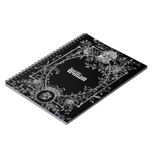 Noir Nights Notitieboek – Dark Gothic Journal (Linkerzijde)