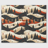 Noir Noël - House Cadeaupapier (Vlak)