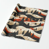 Noir Noël - House Cadeaupapier (Uitgerold)