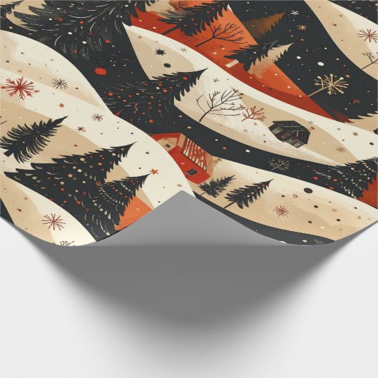 Noir Noël - House Cadeaupapier (Hoek)