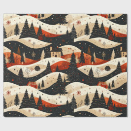 Noir Noël - Huis Cadeaupapier