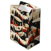 Noir Noël - Huis Medium Cadeauzakje (Voorkant Gekanteld)