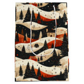 Noir Noël - Huis Medium Cadeauzakje (Achterkant)