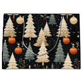 Noir Noël tree Groot Cadeauzakje (Voorkant)