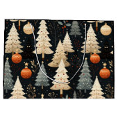 Noir Noël tree Groot Cadeauzakje (Achterkant)