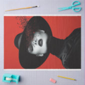 Noir Notes Lady in Black Muzieknoten Decoupage Tissuepapier (Craft)