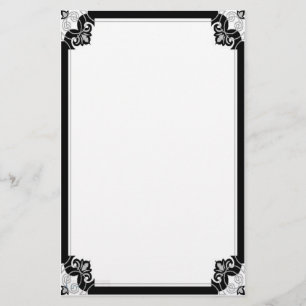 Noir Nouveau Briefpapier