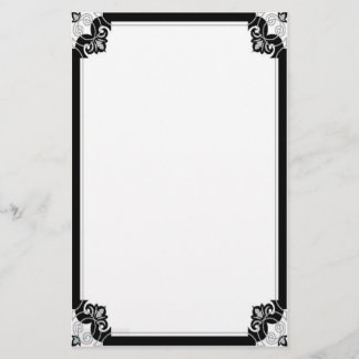 Noir Nouveau Briefpapier