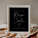 NOIR Ontvang Kaart Black - Verlaat uw Ontvanger Poster<br><div class="desc">Het Collectie NOIR kenmerkt een klassieke zwarte kleur en een verbluffend modern calligrafiekmanuscriptdoopvont, die tot een blik leiden die zowel elegant als verfijnd is. Dit collectie is perfect voor koppels die een tijdloos en klassiek gevoel voor hun speciale gebeurtenis willen creëer. De vette zwarte kleurenregeling creëer een opvallend contrast met...</div>