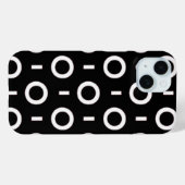 Noir Orbit Case-Mate iPhone Case (Achterkant (horizontaal))