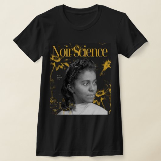 Noir Science Capsule: een zwarte geschiedenis Coll T-shirt (Laagn)