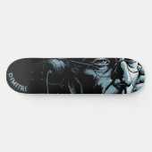 Noir spionagekunst uit de koude oorlog persoonlijk skateboard (Horizontaal)
