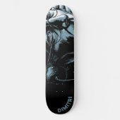 Noir spionagekunst uit de koude oorlog persoonlijk skateboard (Voorkant)