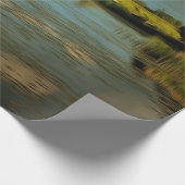 Noir uitzicht van een meer cadeaupapier (Hoek)