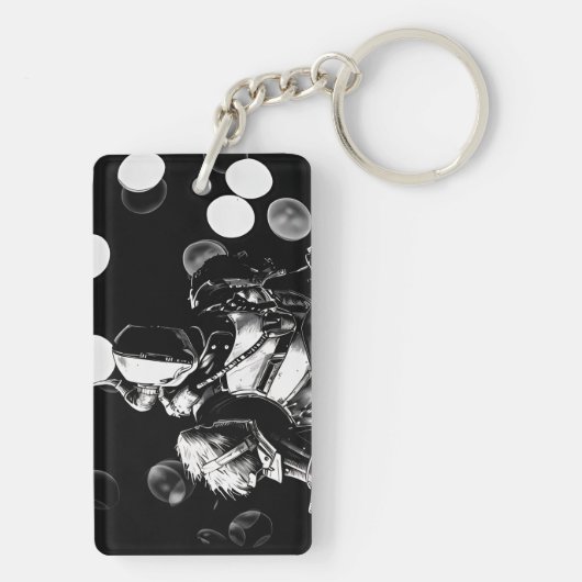 Noir Vendor Sleutelhanger (achterkant)